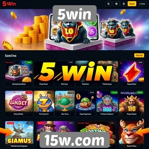 Recursos de jogos oferecidos pelo site 5win
